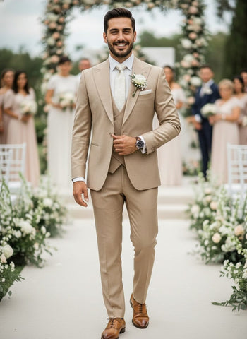 GT1PA+V-1501 SUIT TAN