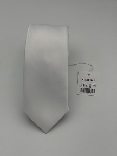 SLIM TIE S20-2 White