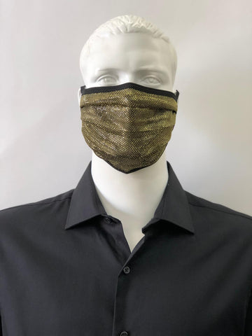 Fancy Face Mask 6026 Gold