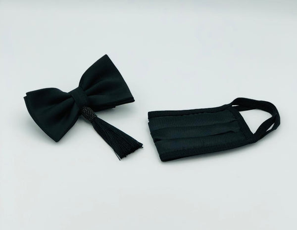 BOW TIE WITH JEWELS AND FACE MASK 3