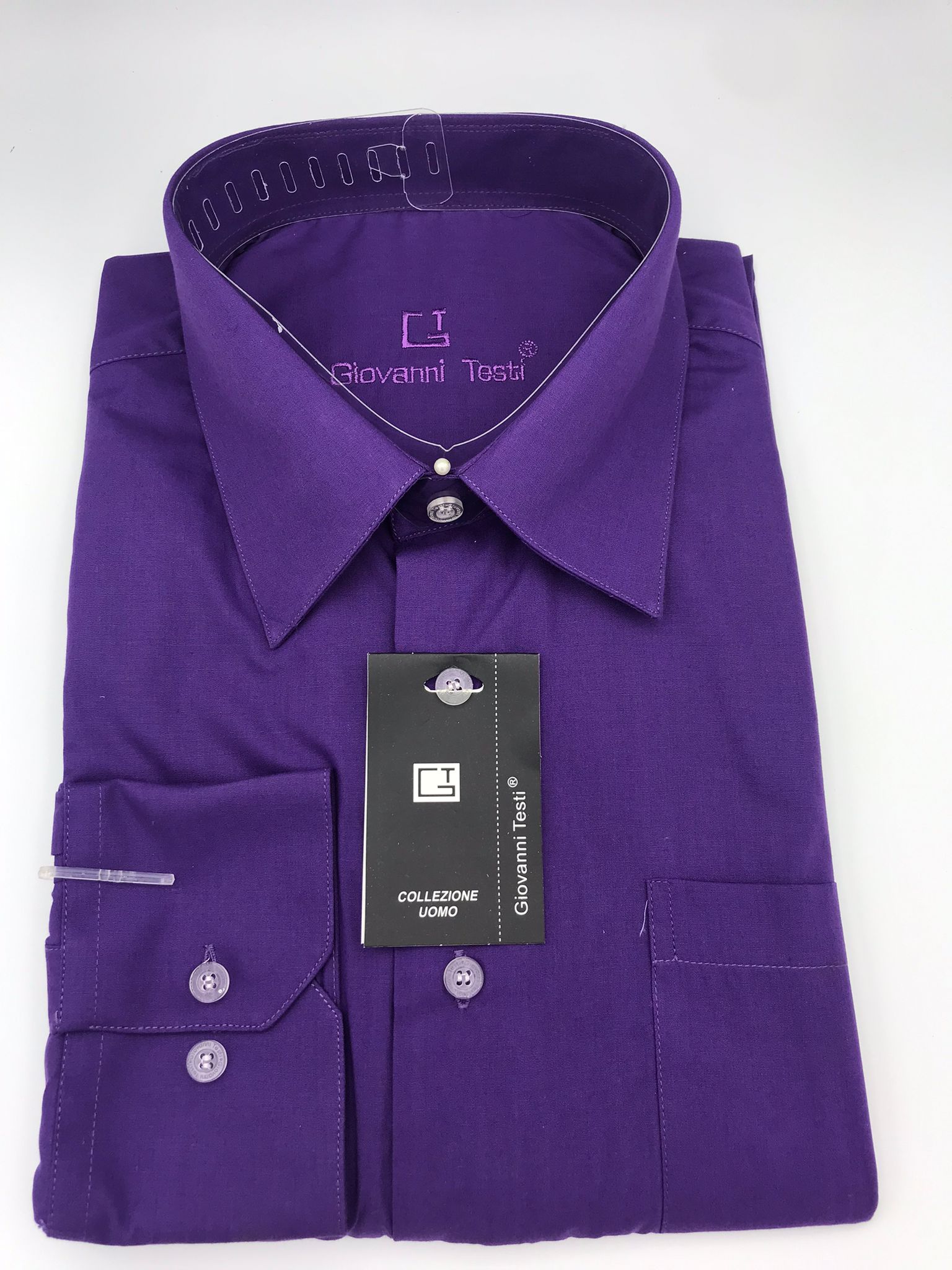 giovanni uomo dress shirt Amazon.com: GIOVANNI UOMO Men's Traditional Fit Solid Color Dress Shirt Black 15 34/35 : Clothing, Shoes & Jewelry