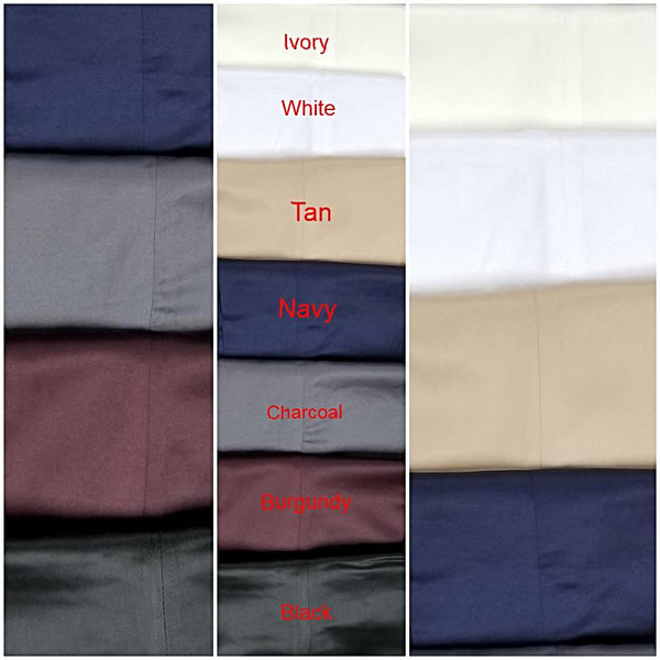 SLIM FIT SATIN PANTS BLACK