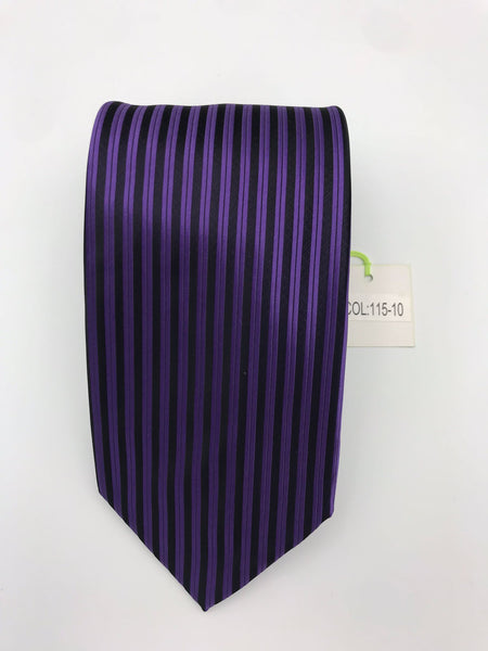 Classic Tie & Face Mask Set, 115-10 Purple