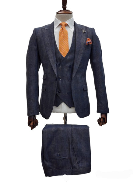 GT1P+V-0223 BLUE/GLD/PLAID (R9-A)
