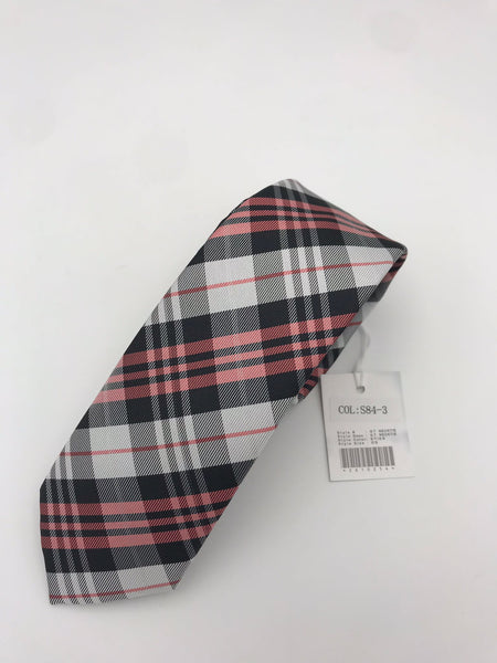 SLIM TIE S84 NEW PLAID