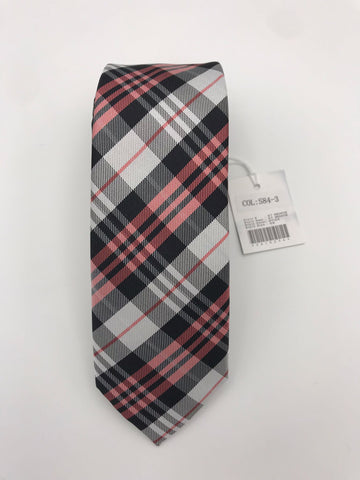 SLIM TIE S84 NEW PLAID
